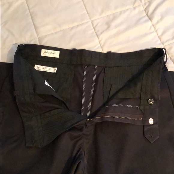 Flat front Navy chinos - Picture 2 of 4